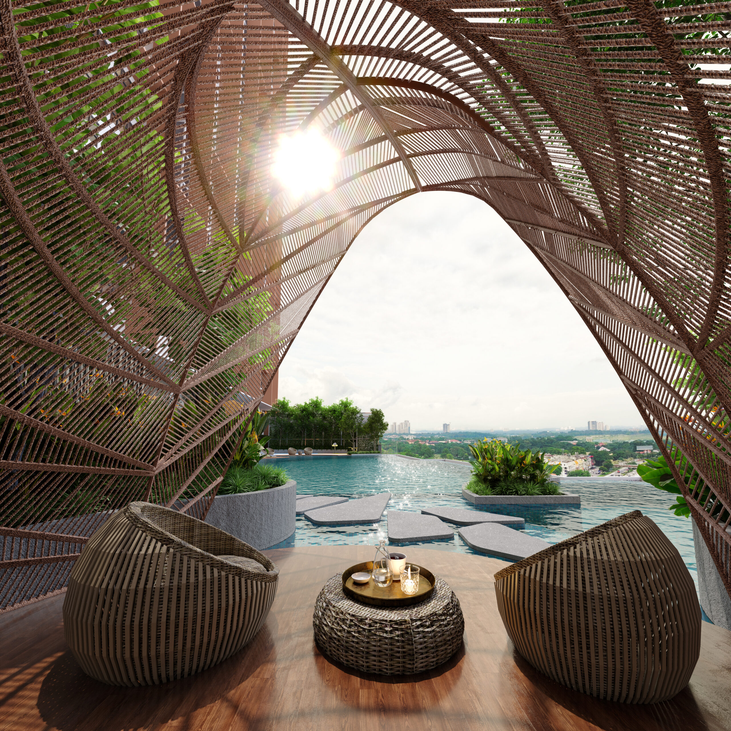 3. Pool View (another mood)